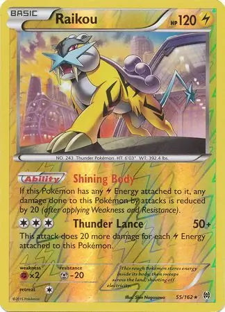 BREAKthrough Raikou #55/162 reverse holo